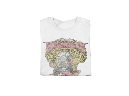 Megadeth - Vintage Built for Speed Jumbo Print T Shirt