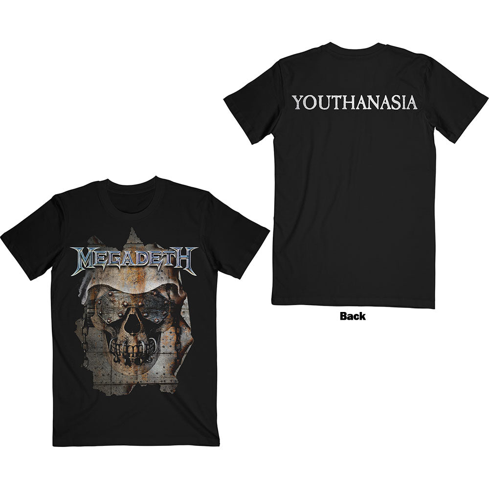 Megadeth Youthanasia Ripped Thru Mens T Shirt