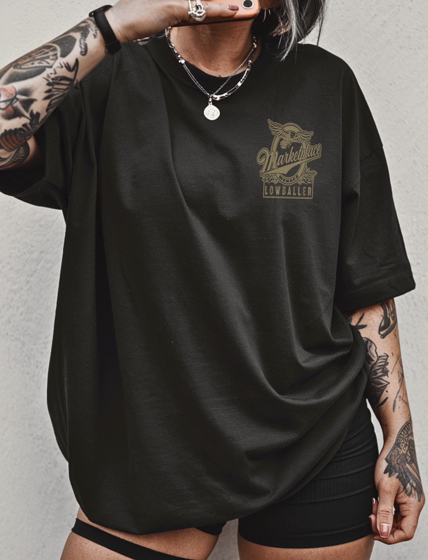 Marketplace Menace Lowballer T Shirt or Hoodie Black