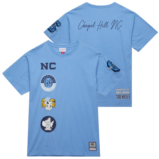 North Carolina Tar Heels - NCAA Hometown Vintage Logo Light Blue Men's T-Shirt