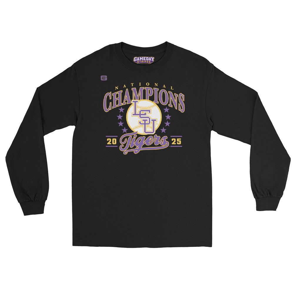 LSU Baseball National Champions Graphic Long Sleeve Shirt