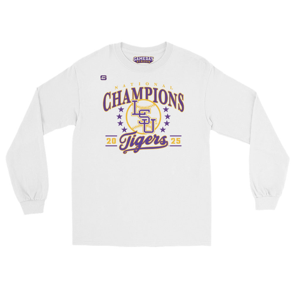 LSU Baseball National Champions Graphic Long Sleeve Shirt