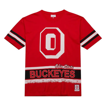 Ohio State Buckeyes - NCAA Scarlet Oversized SS Tee T-shirt