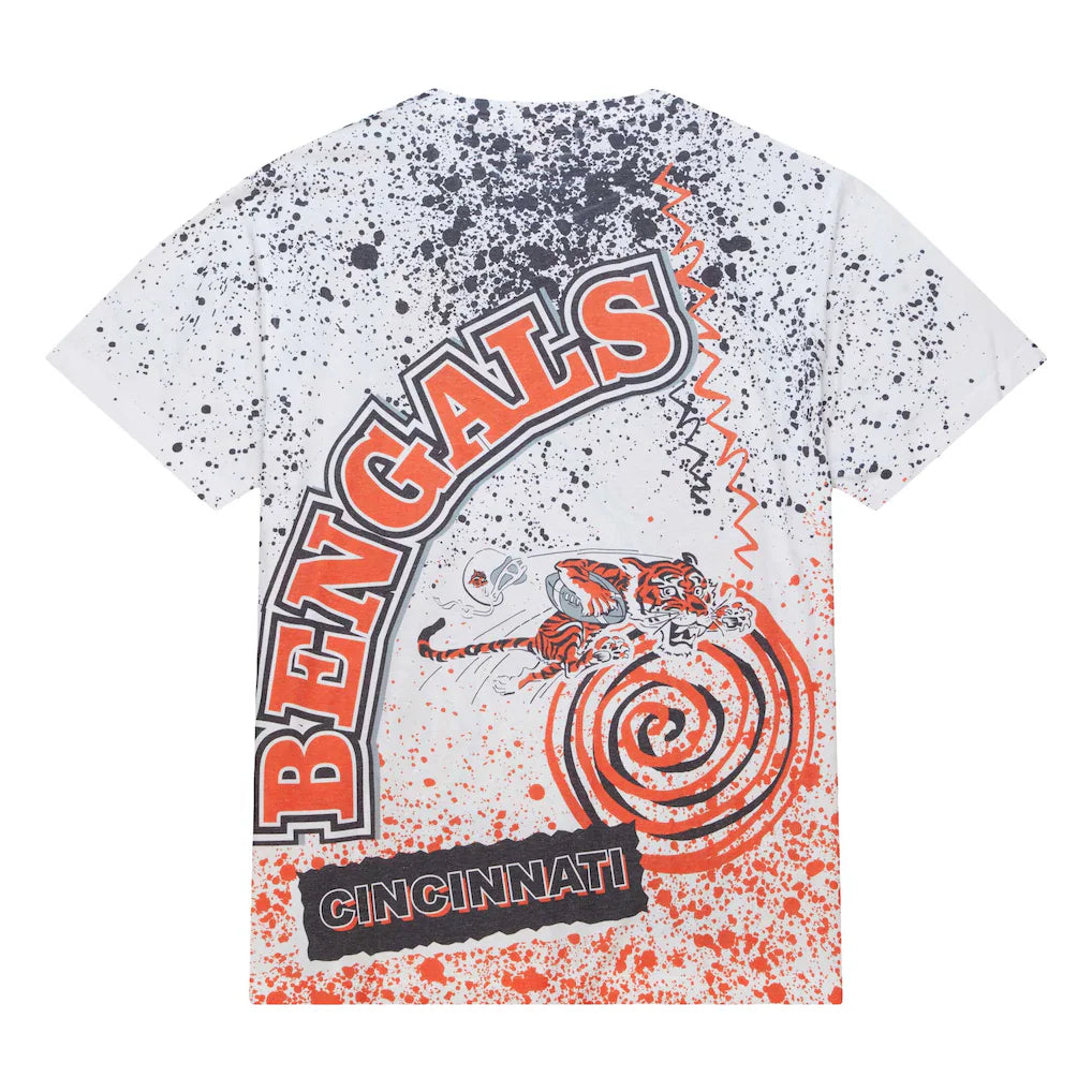 Cincinnati Bengals - Team Burst Sublimated Short Sleeve Mens T Shirt