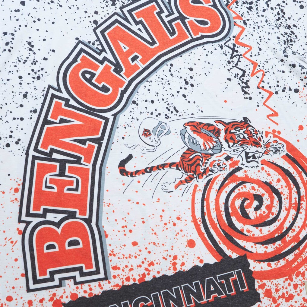 Cincinnati Bengals - Team Burst Sublimated Short Sleeve Mens T Shirt