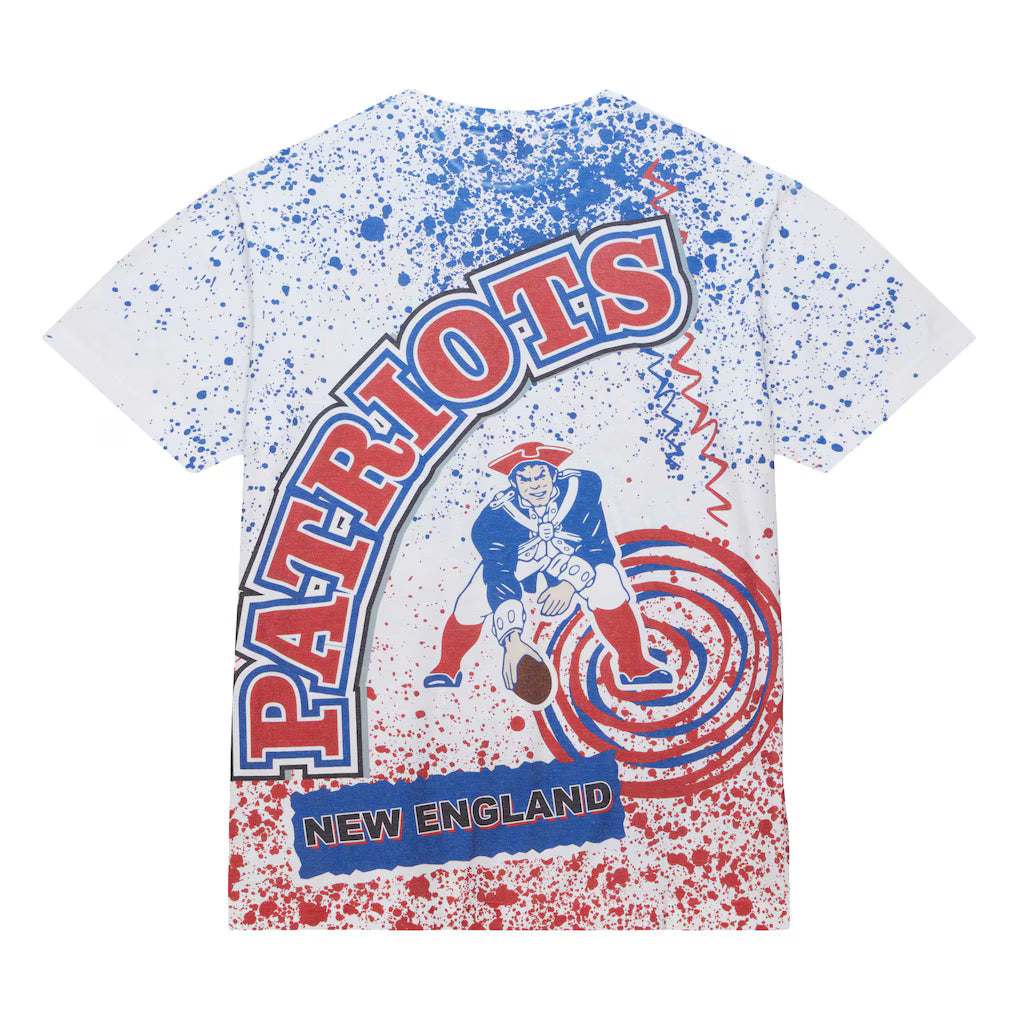 New England Patriots - Team Burst Sublimated Mens T Shirt