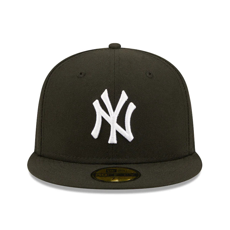 New York Yankees - 59Fifty Black Team Logo Men's Hat New Era