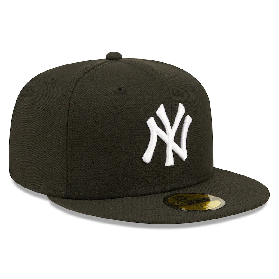 New York Yankees - 59Fifty Black Team Logo Men's Hat New Era