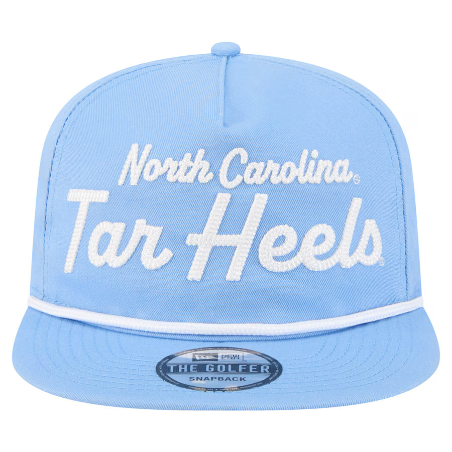 North Carolina Tar Heels - Golfer Team Text Snapback Hat New Era