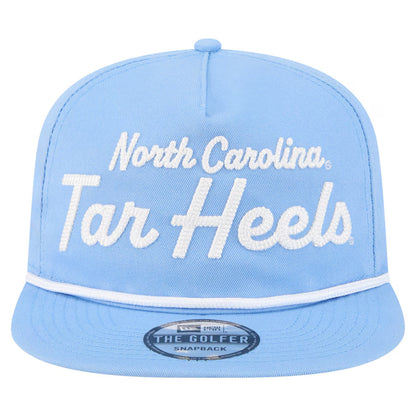 North Carolina Tar Heels - Golfer Team Text Snapback Hat New Era