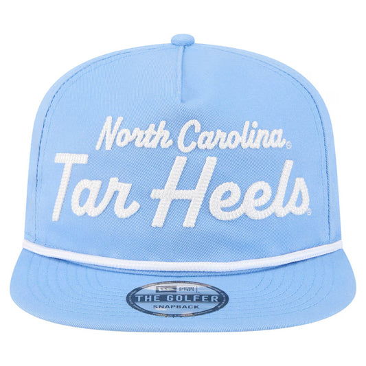 North Carolina Tar Heels - Golfer Team Text Snapback Hat New Era