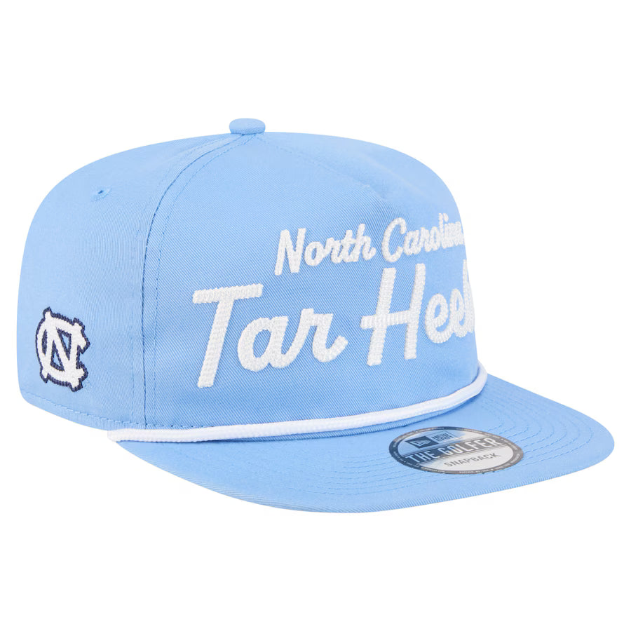 North Carolina Tar Heels - Golfer Team Text Snapback Hat New Era