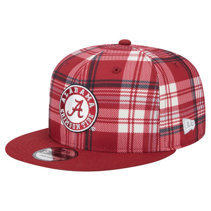 Alabama Crimson Tide - 9Fifty Plaid Snapback Hat New Era