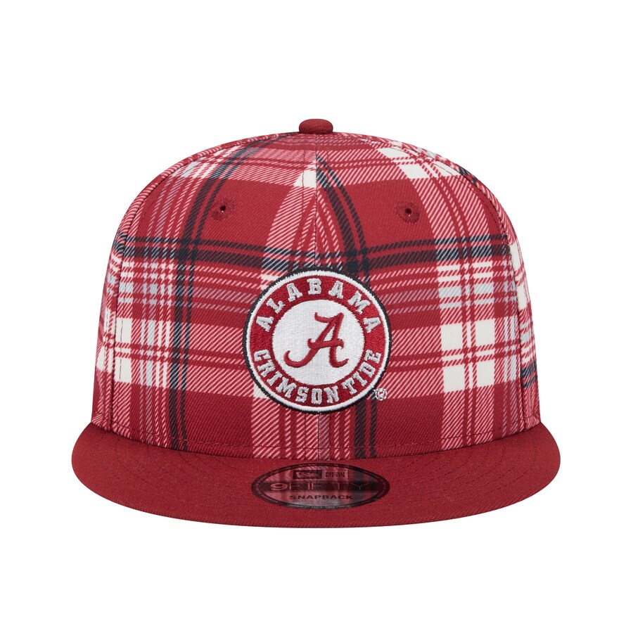 Alabama Crimson Tide - 9Fifty Plaid Snapback Hat New Era