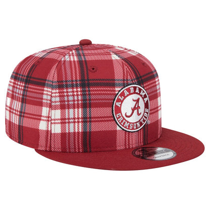 Alabama Crimson Tide - 9Fifty Plaid Snapback Hat New Era