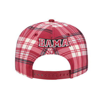 Alabama Crimson Tide - 9Fifty Plaid Snapback Hat New Era