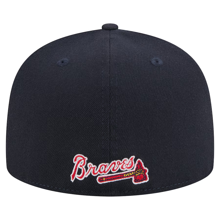 Atlanta Braves - 59Fifty Navy Overlap Hat New Era