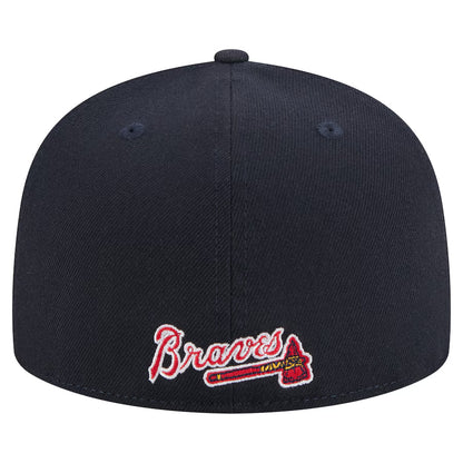 Atlanta Braves - 59Fifty Navy Overlap Hat New Era