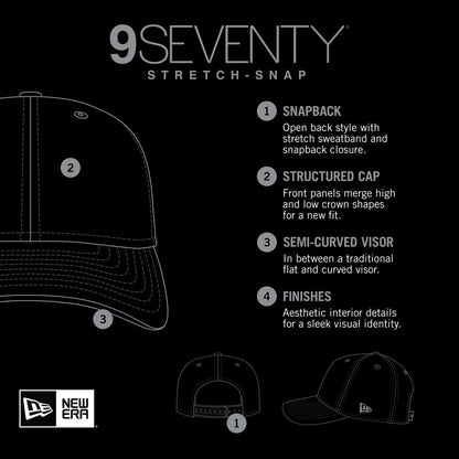Los Angeles Lakers - 9seventy Stretch-Snap Adjustable Hat New Era