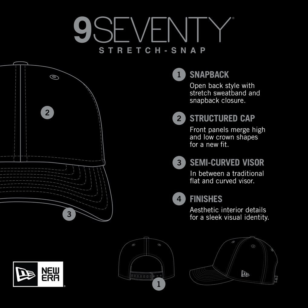 New York Giant - NFL 9Seventy Woodmark Stretch-Snap Hat New Era
