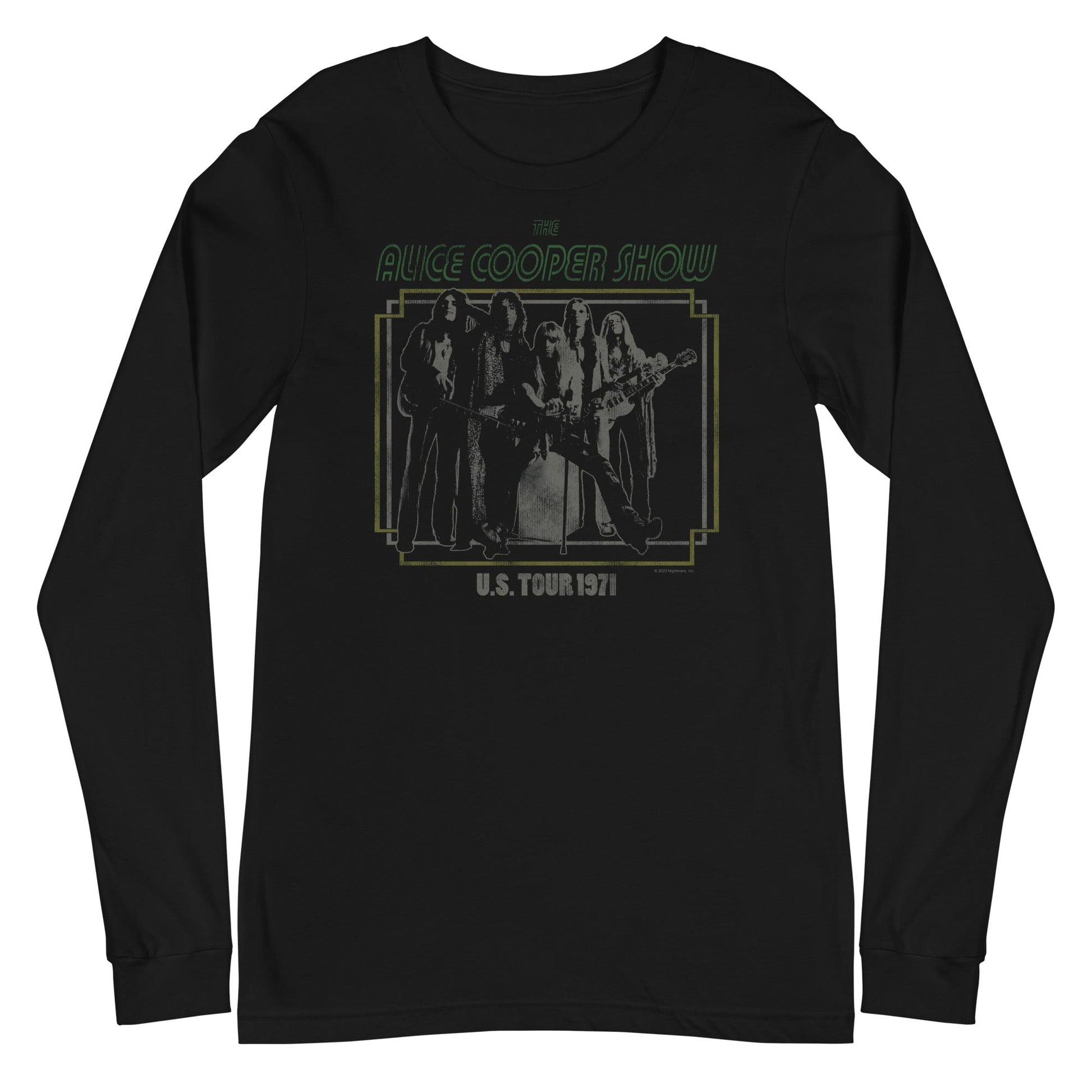 Alice Cooper - 1971 US Tour Long Sleeve Shirt