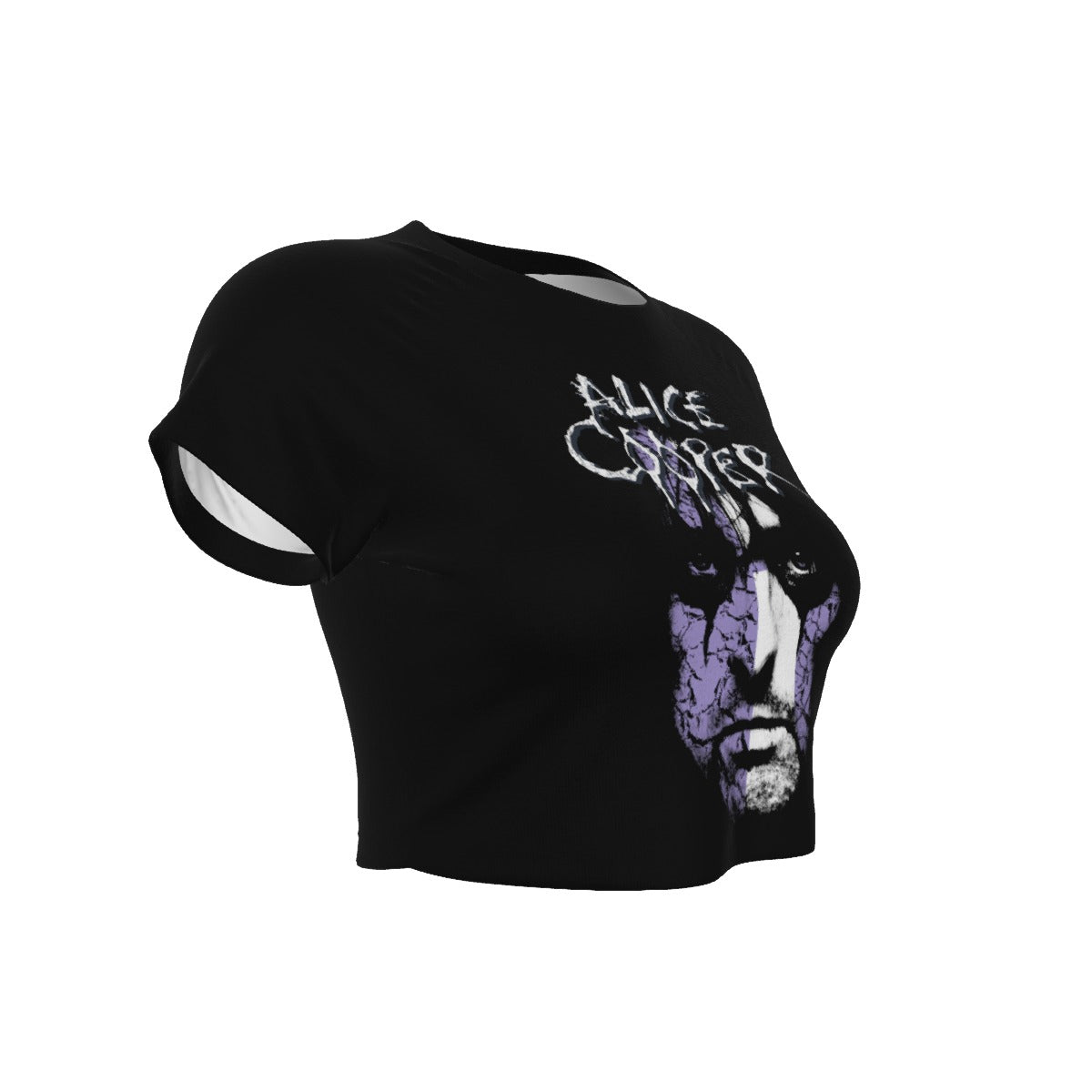 Alice Cooper Vintage Look Women's Crop Top T Shirt