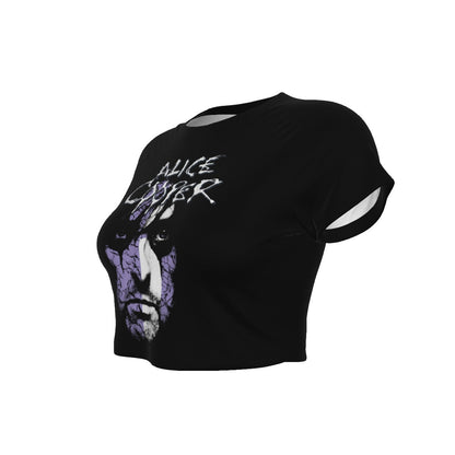 Alice Cooper Vintage Look Women's Crop Top T Shirt