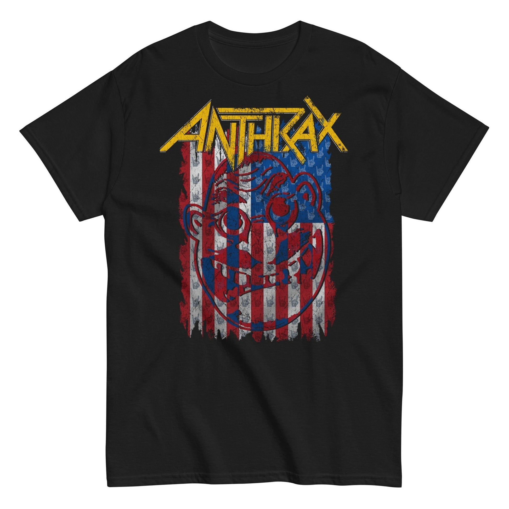 Anthrax - American Flag Mens T Shirt