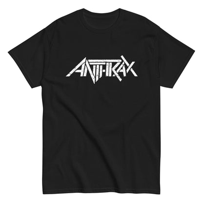 Anthrax - Classic White Logo Mens T Shirt
