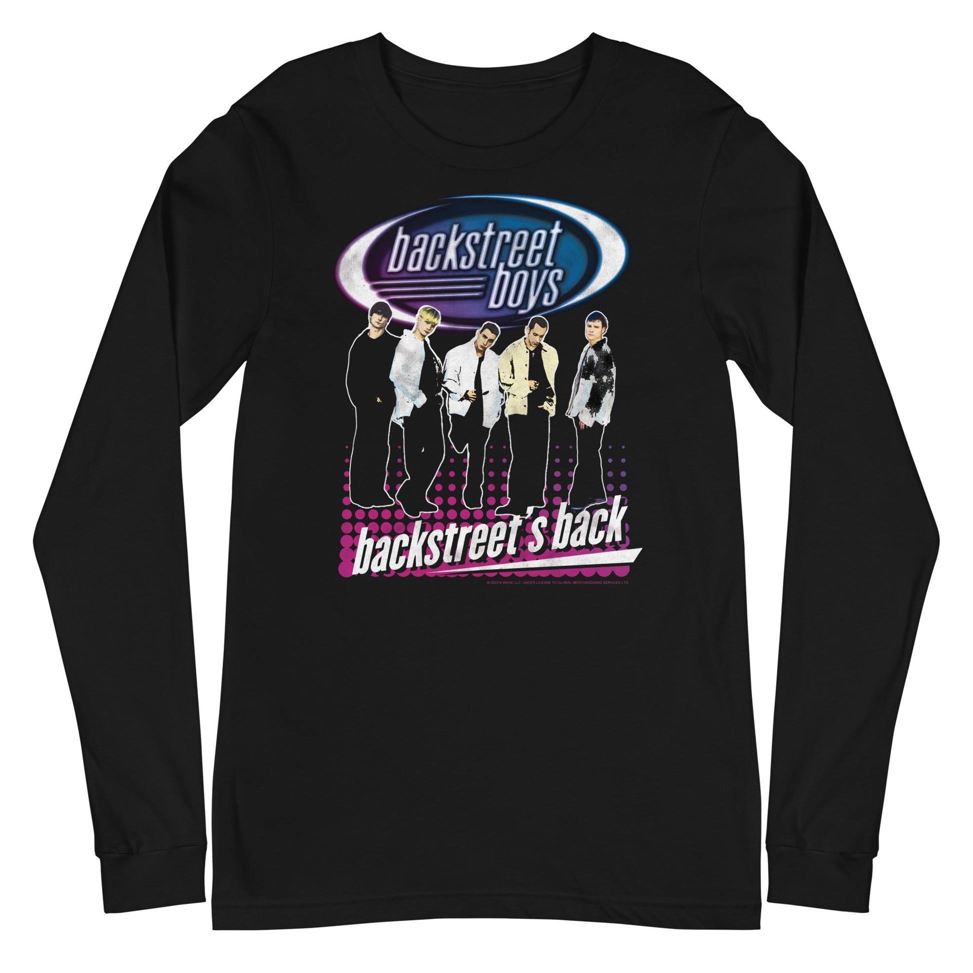 Backstreet Boys - Back Dot Logo Long Sleeve Shirt