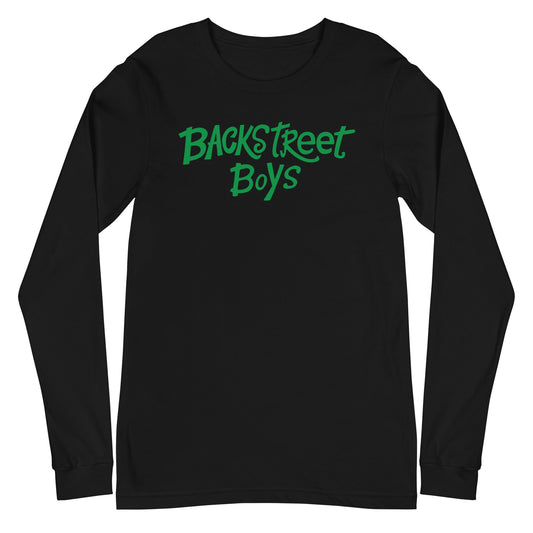Backstreet Boys - Green Logo Long Sleeve Shirt
