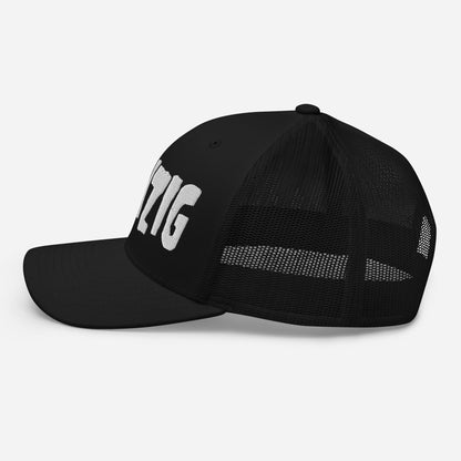 Danzig Classic Logo Embroidered Trucker Hat Black