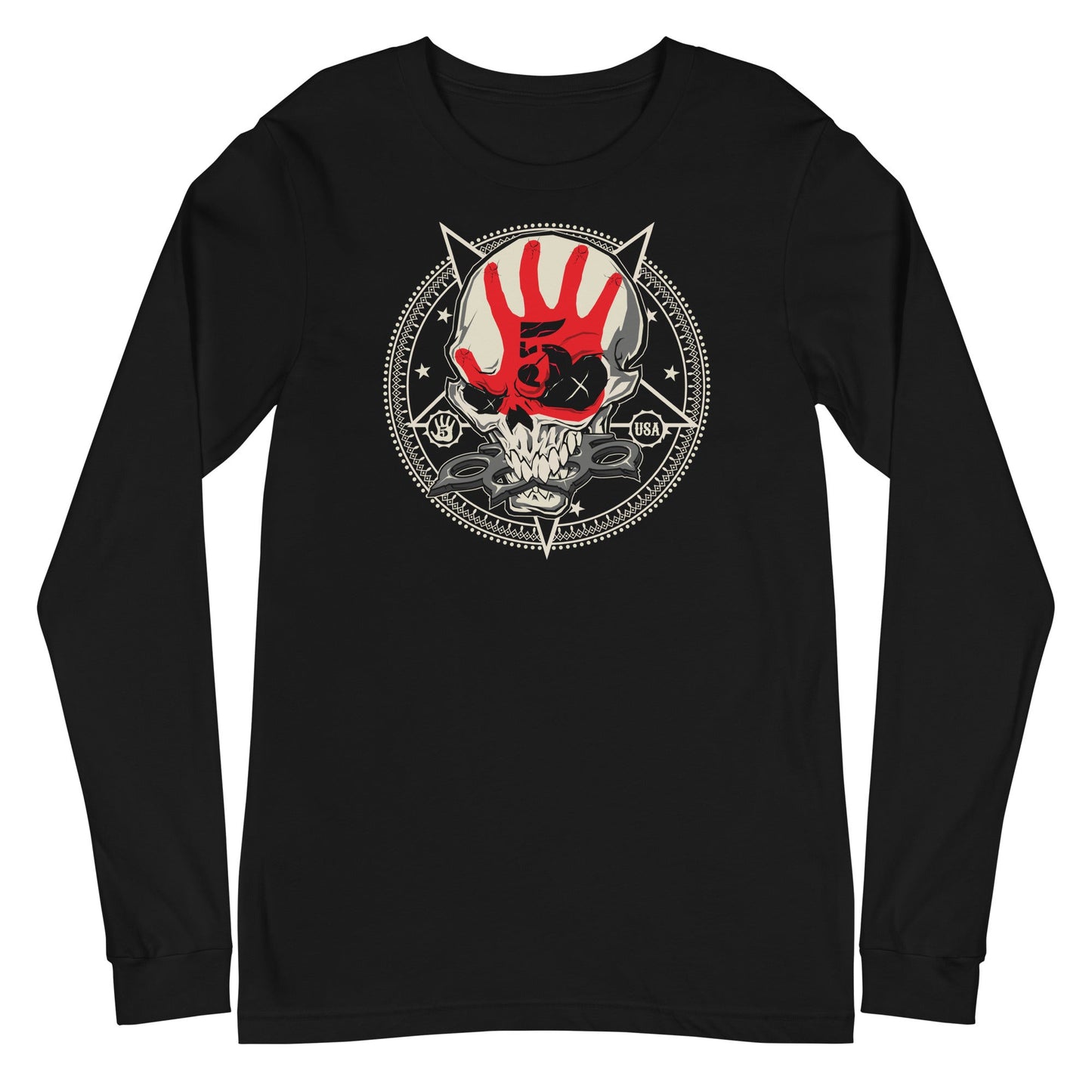 Five Finger Death Punch - Circle Logo Long Sleeve Shirt