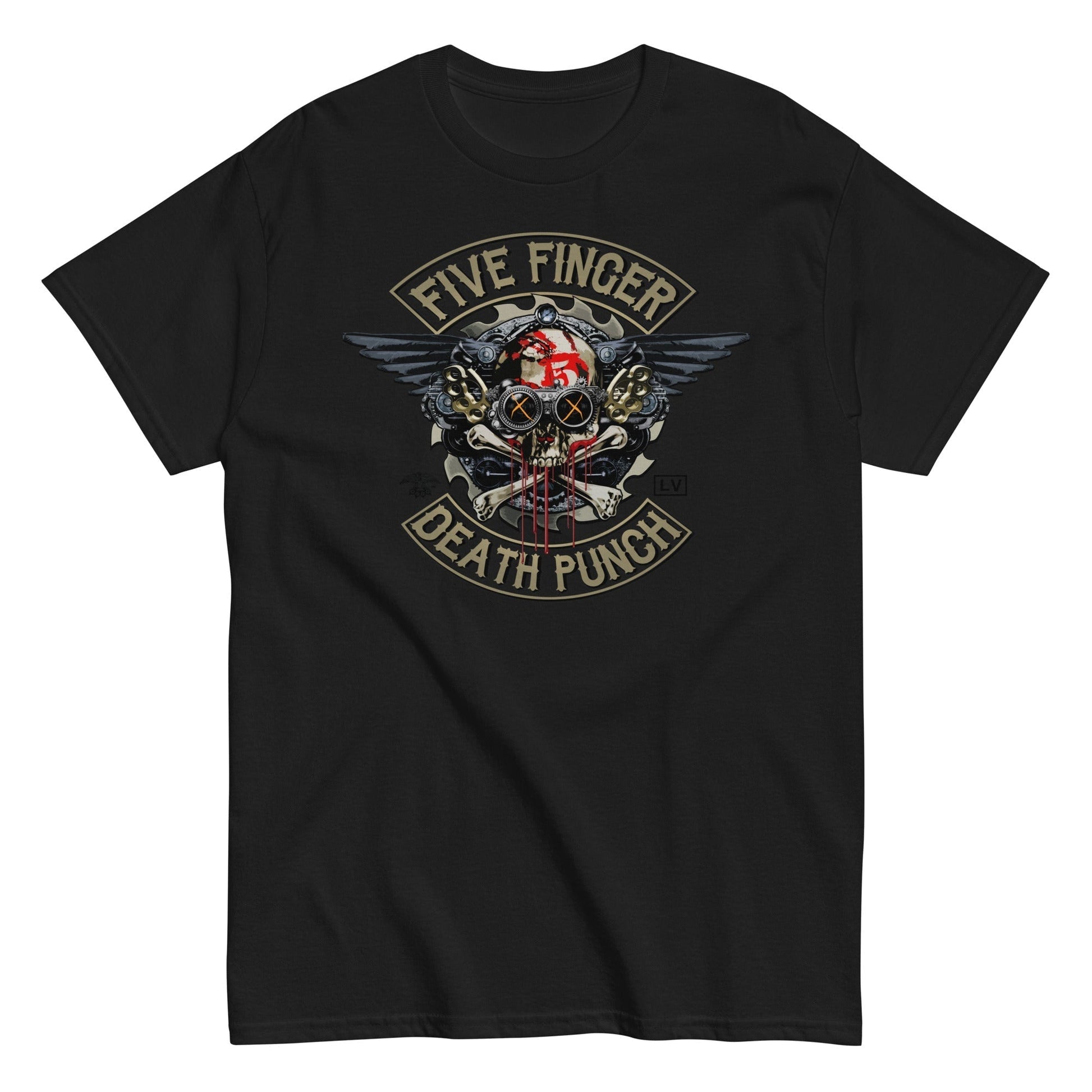Five Finger Death Punch - Crossbones Mens T Shirt
