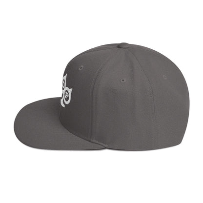 Five Finger Death Punch Grey Knuckles Embroidered Snapback Hat Grey