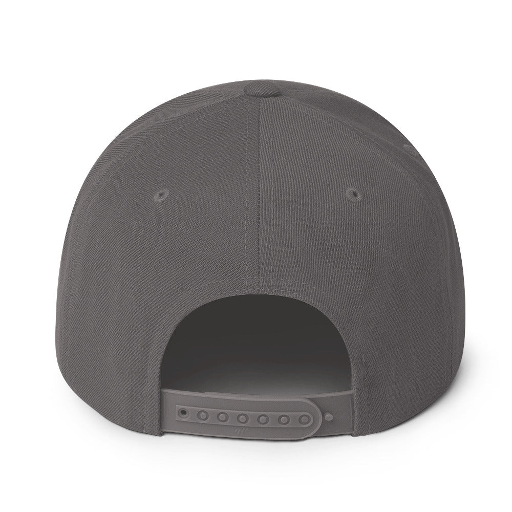 Five Finger Death Punch Grey Knuckles Embroidered Snapback Hat Grey