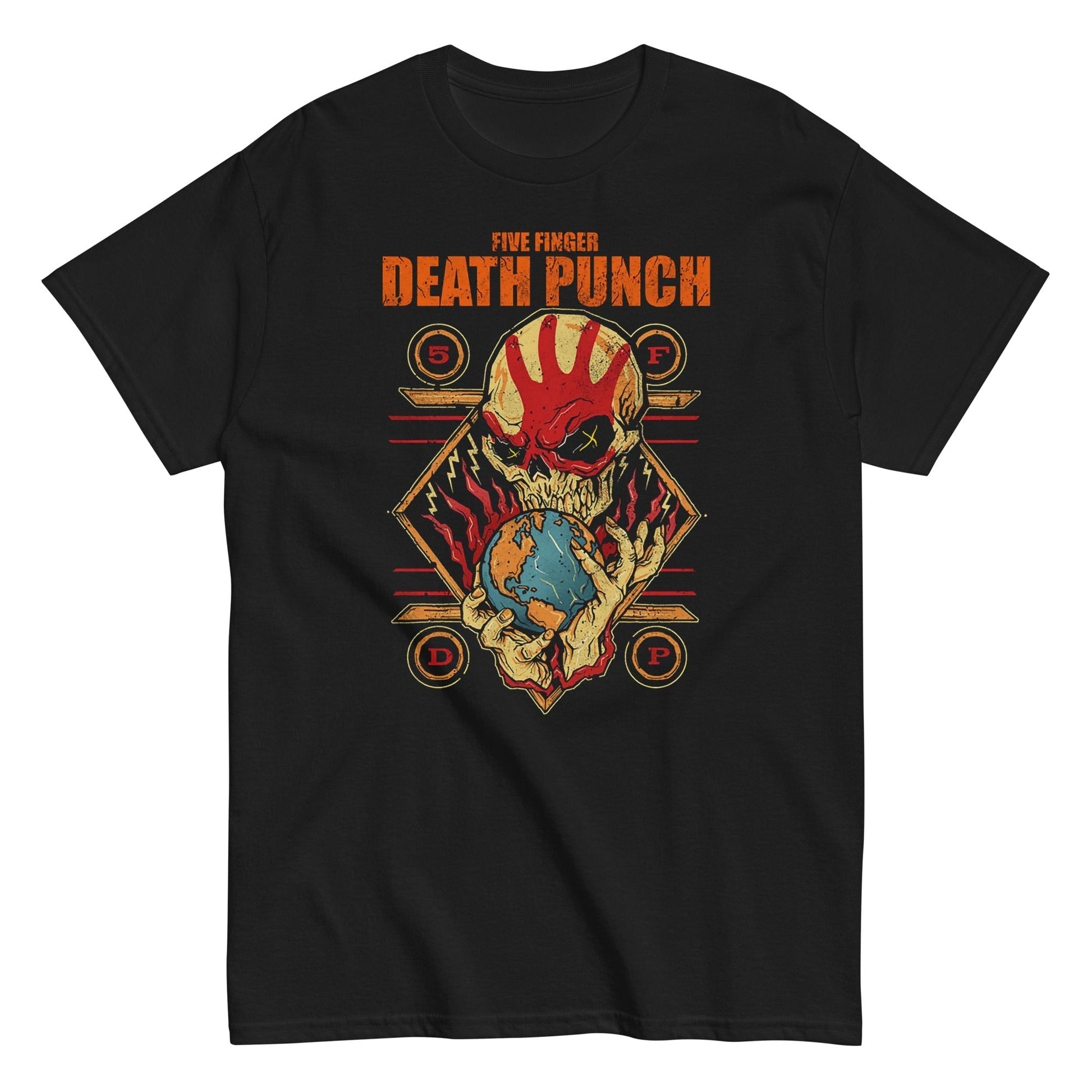 Five Finger Death Punch - Hand Skull Logo Mens T Shirt