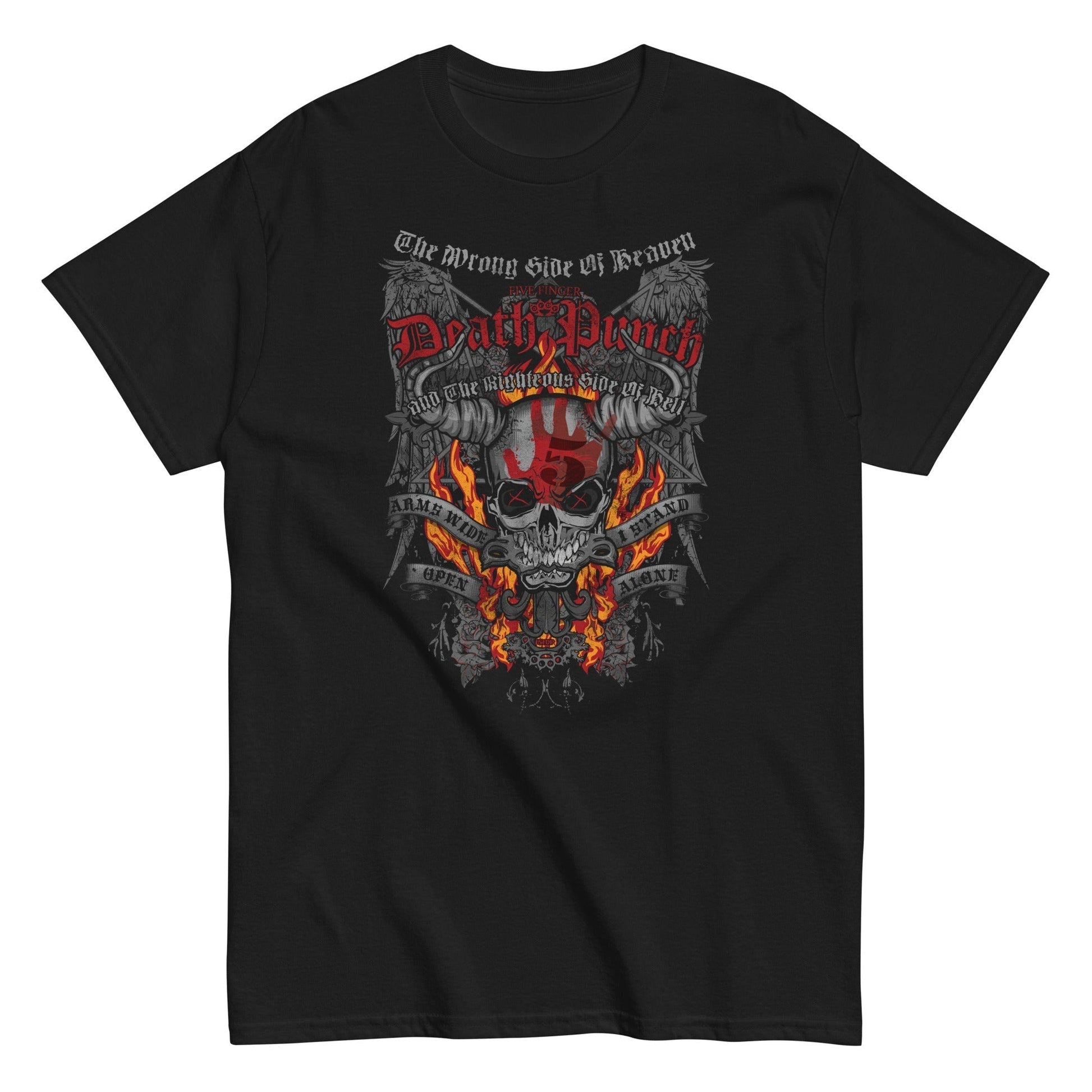 Five Finger Death Punch - Wrong or Righteous Mens T Shirt