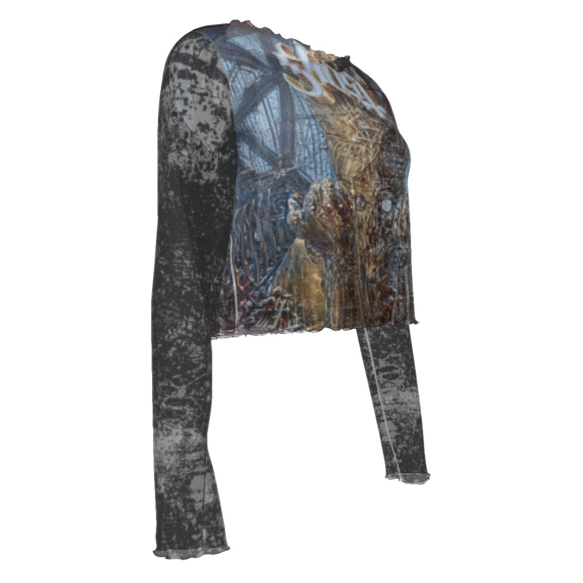 Ghost Chapel Women's Mesh Top T Shirt