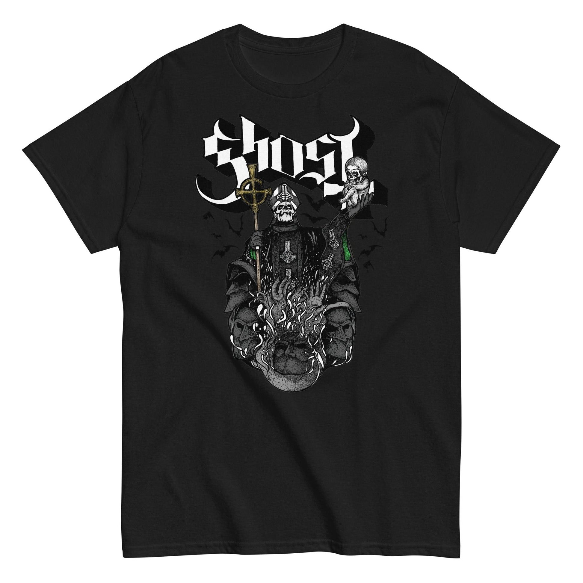 Ghost - Darkness Awaits Mens T Shirt
