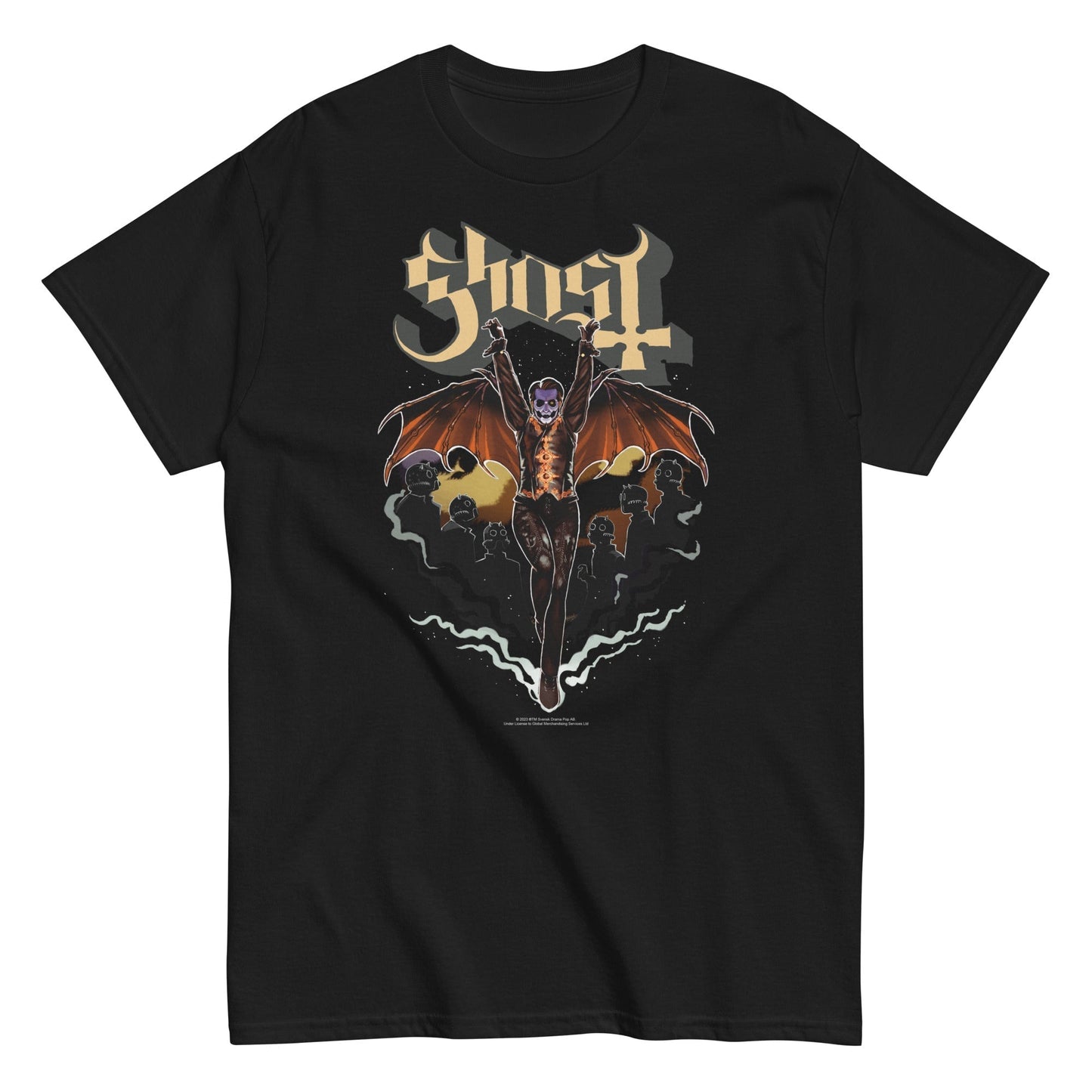 Ghost - Fly Over Mens T Shirt
