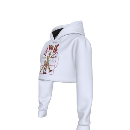 Ghost In the Machine Women's Cropped Hoodie
