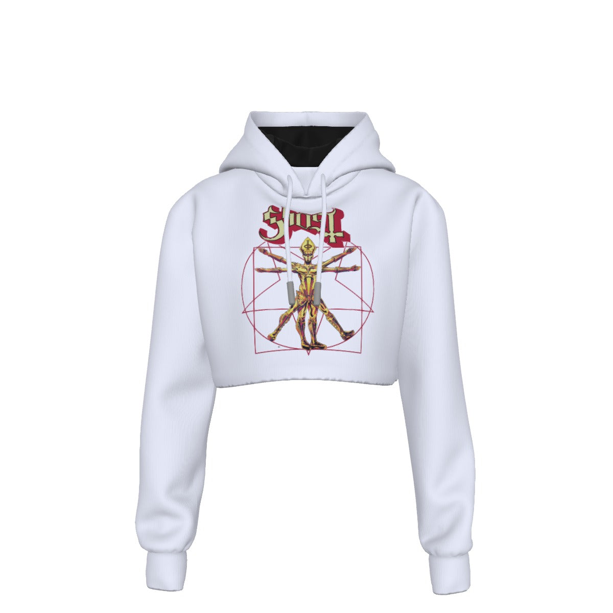 Ghost In the Machine Women's Cropped Hoodie