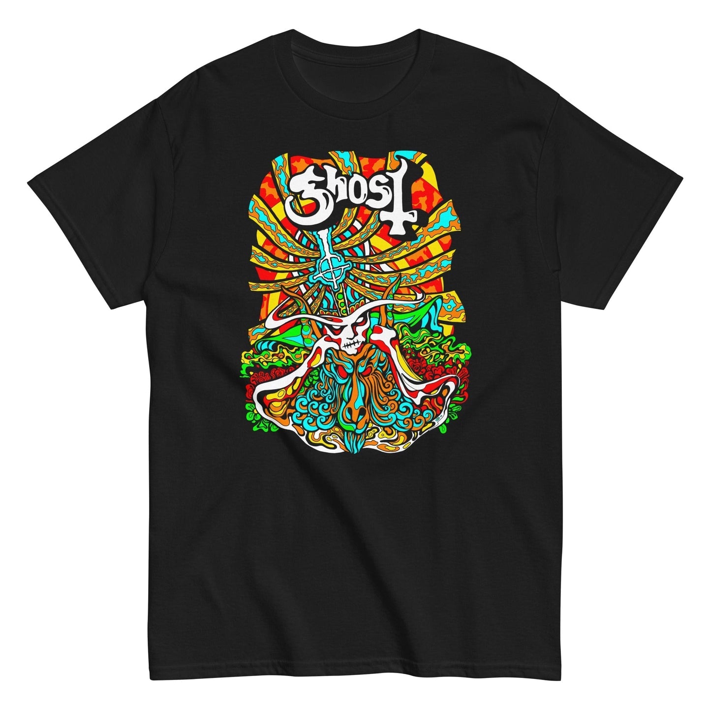 Ghost - Psychedelic Mens T Shirt