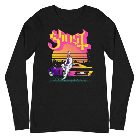 Ghost - Sunset Car Long Sleeve Shirt