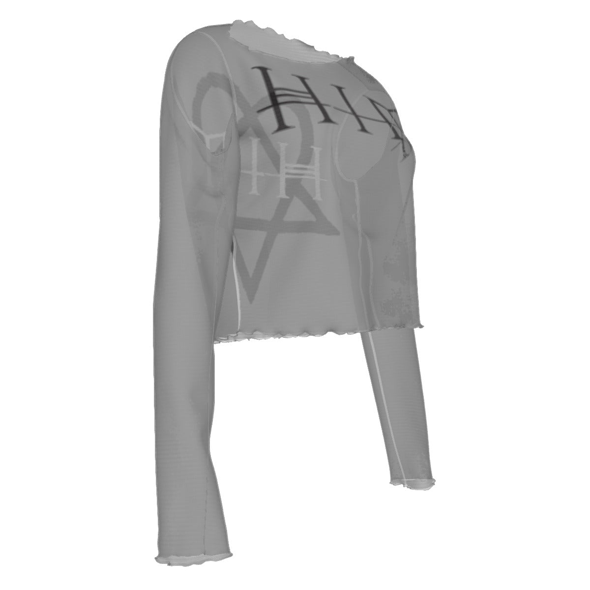 Him Heart Star Women's Mesh Top T Shirt