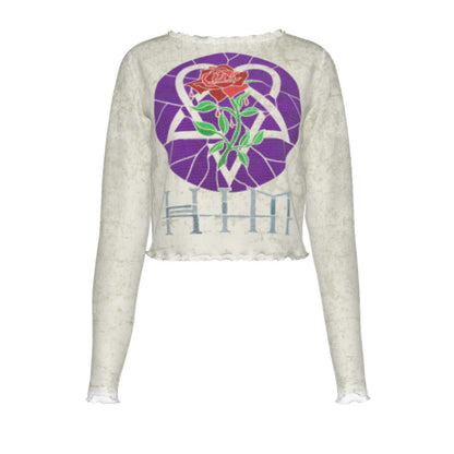 Him Roses Women's Mesh Top T Shirt