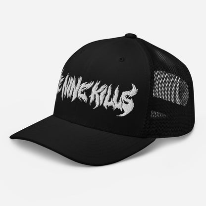 Ice Nine Kills Drip Logo Embroidered Trucker Hat Black