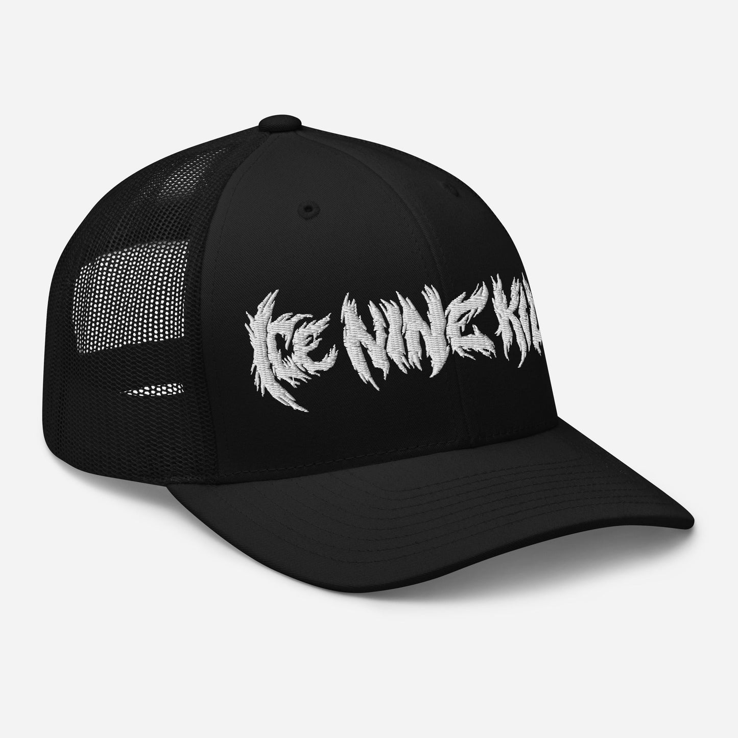Ice Nine Kills Drip Logo Embroidered Trucker Hat Black
