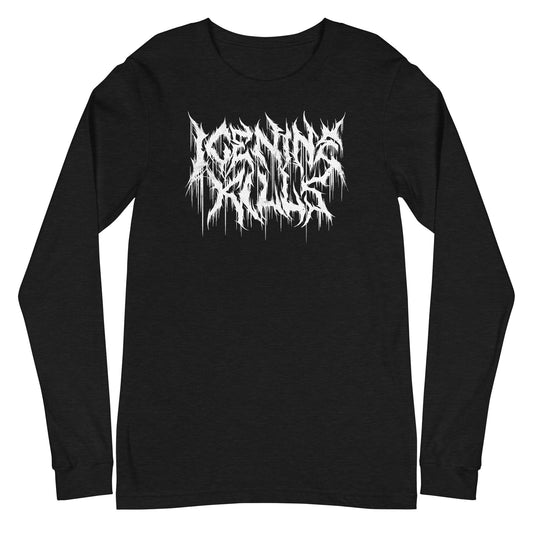 Ice Nine Kills - White Drip Logo Long Sleeve Shirt